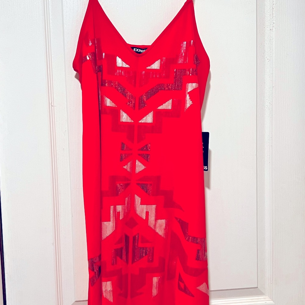 Cute coral express dress